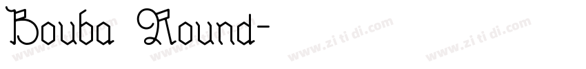 Bouba Round字体转换